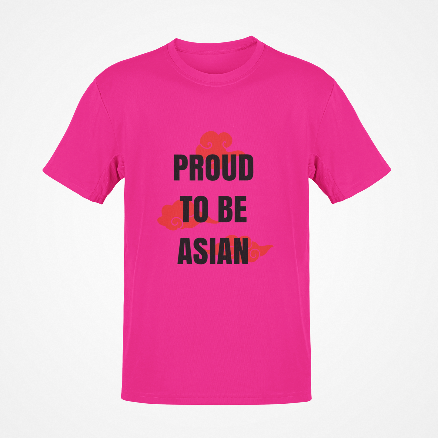 Proud To Be Asian (Cloud Black Text) T-Shirt