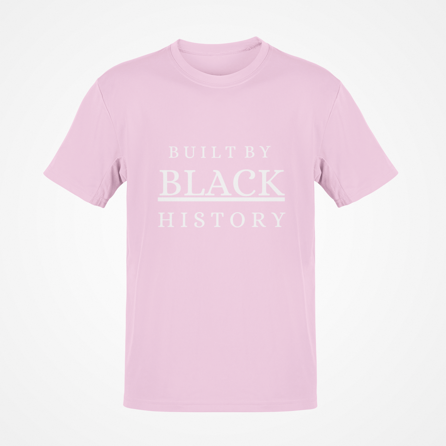 Built By Black History (White Text) T-Shirt