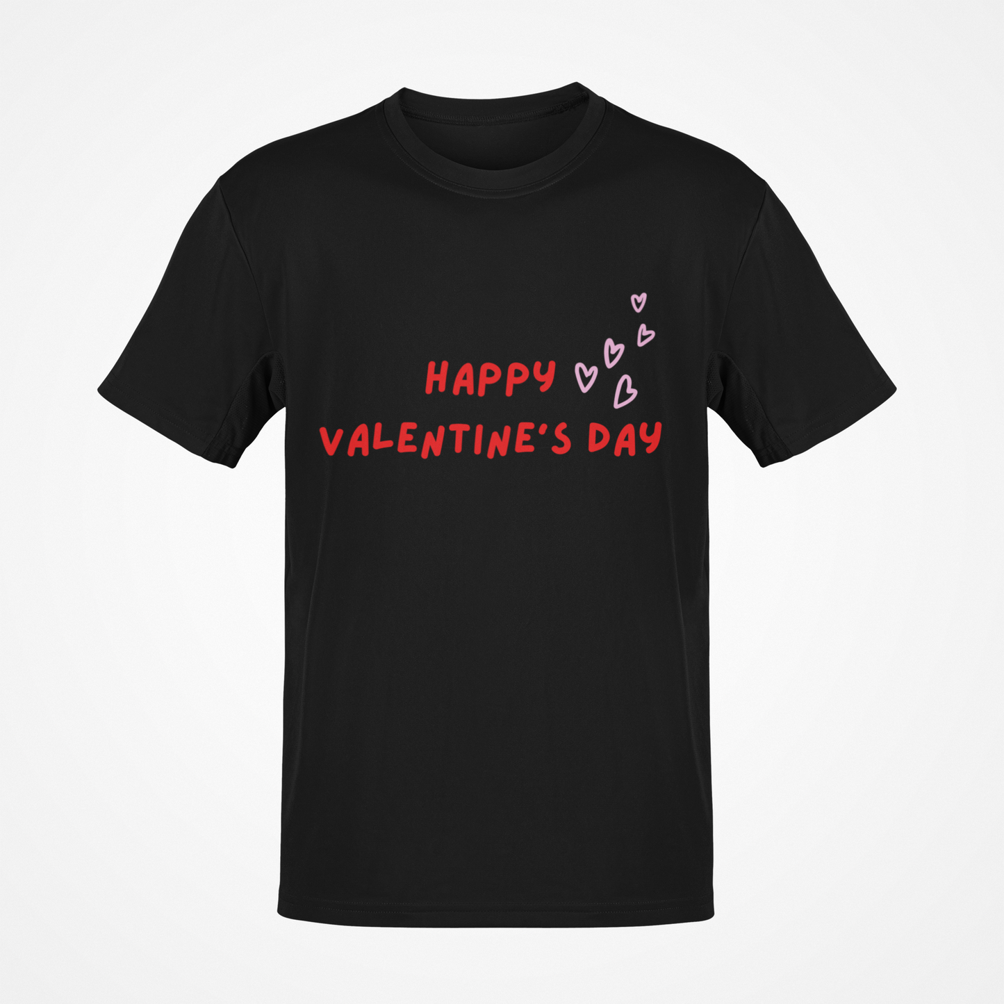 Happy Valentine's Day (Pink Hearts) T-Shirt