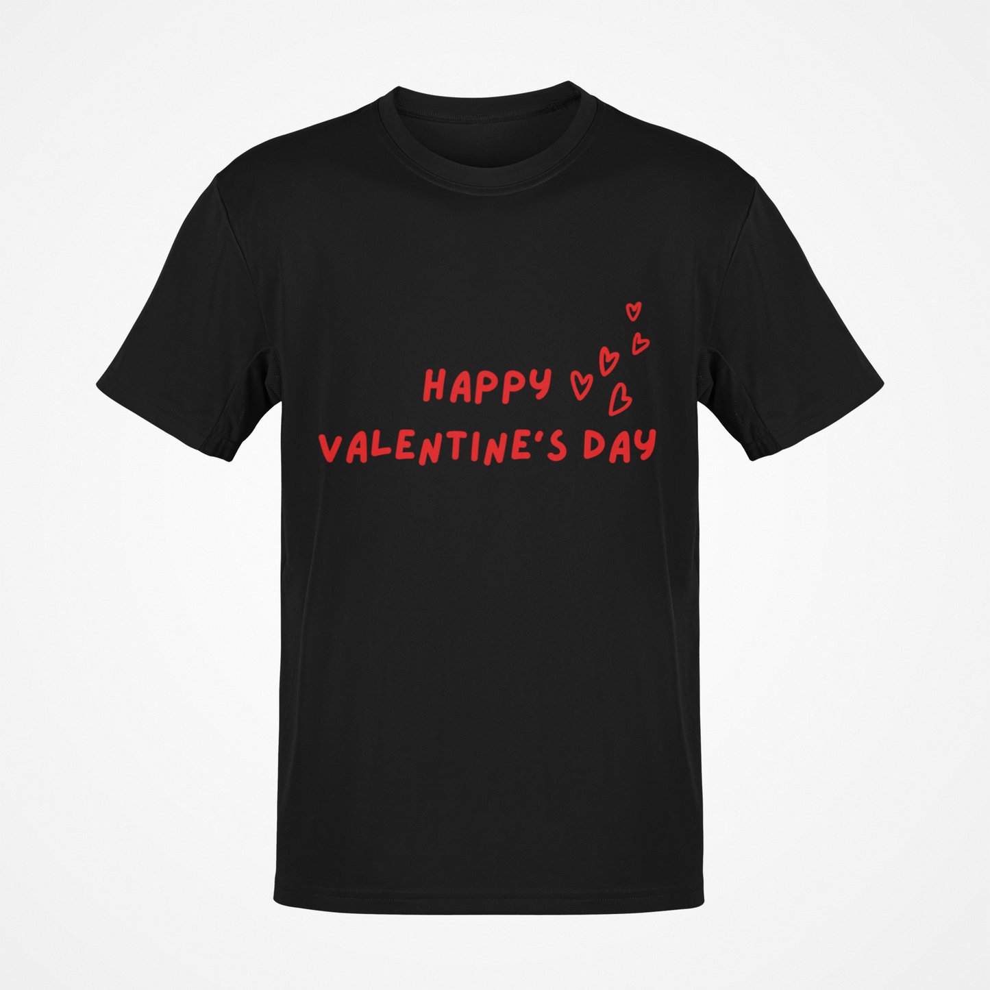 Happy Valentine's Day (Red Hearts) T-Shirt