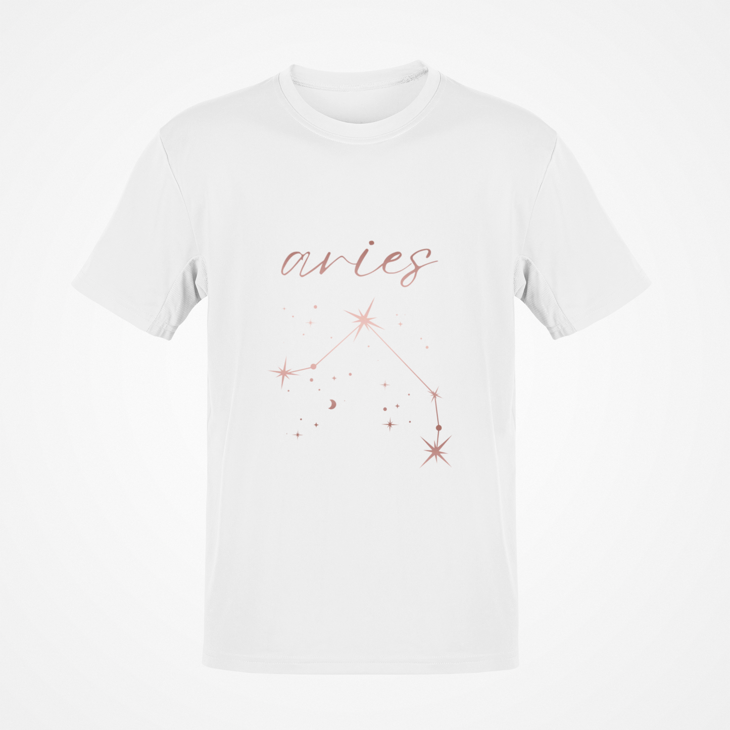 Aries Zodiac Sign (Rose Gold) T-Shirt