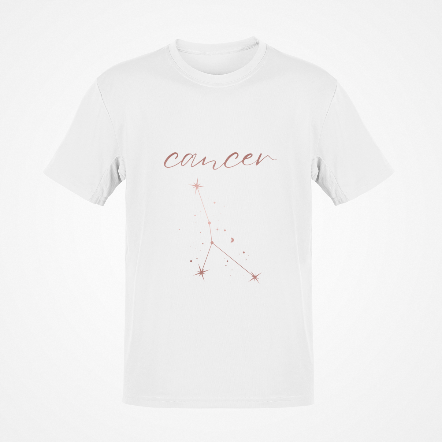 Cancer Zodiac Sign (Rose Gold) T-Shirt