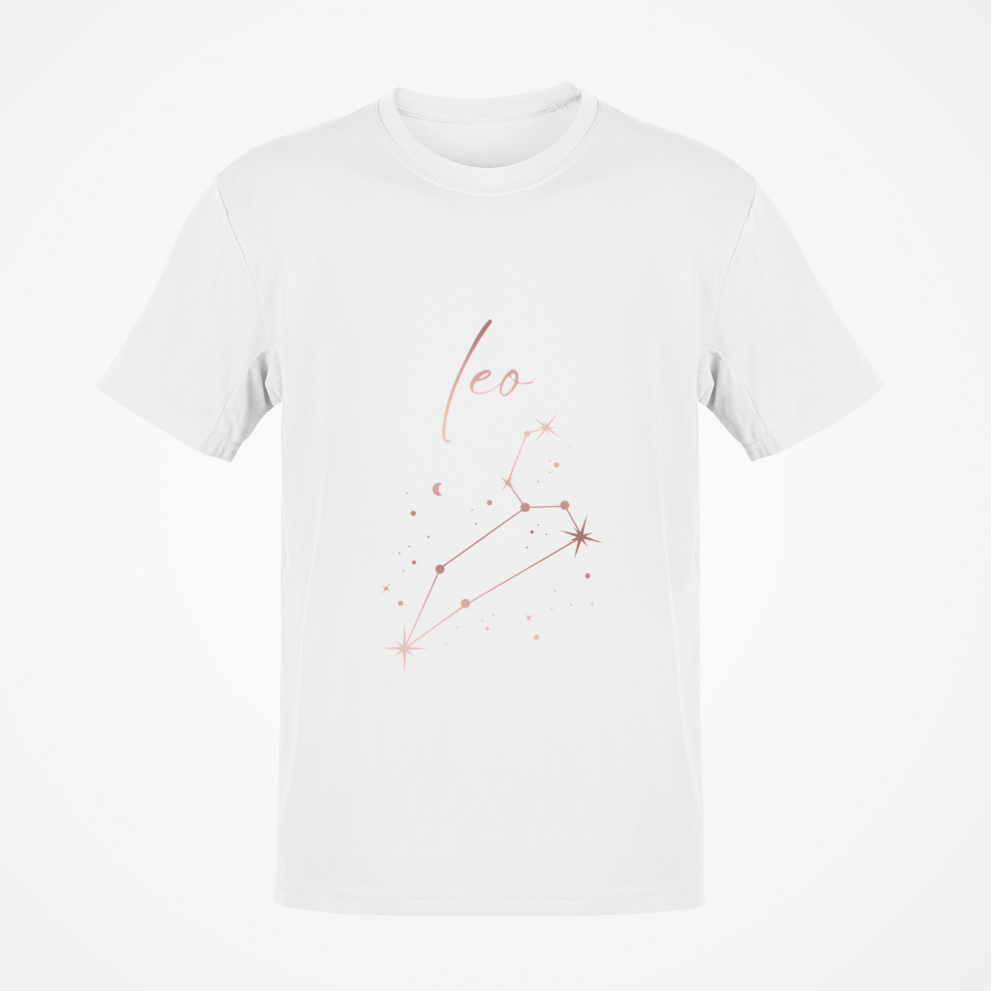 Leo Zodiac Sign (Rose Gold) T-Shirt