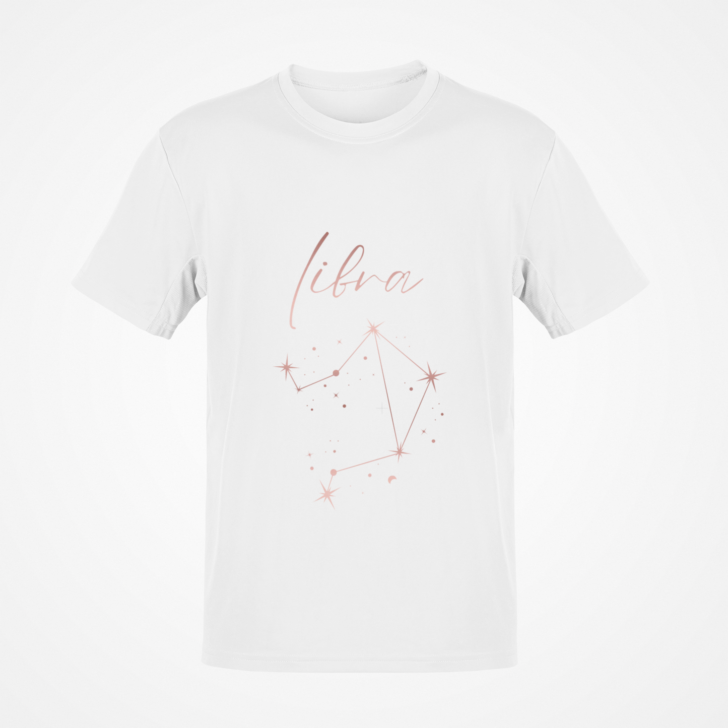 Libra Zodiac Sign (Rose Gold) T-Shirt