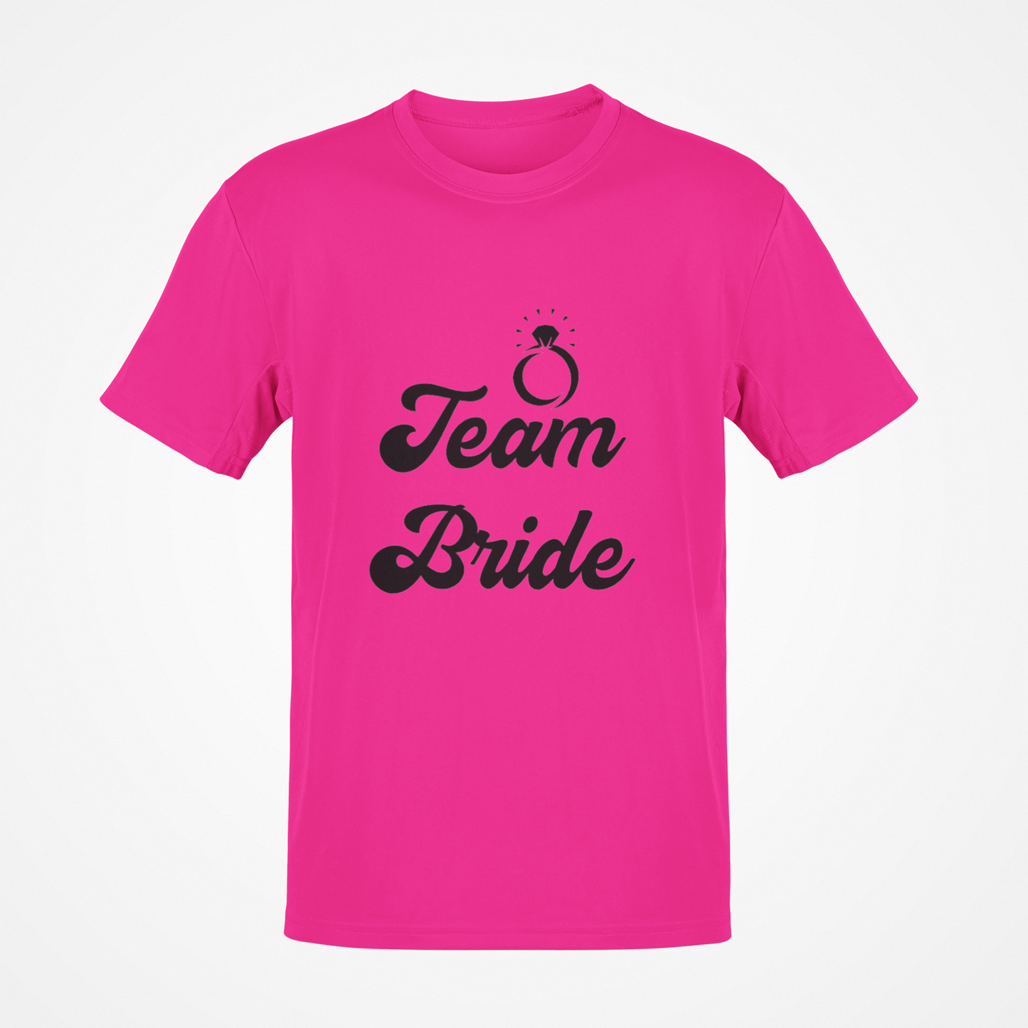 Team Bride (Black Text) T-Shirt