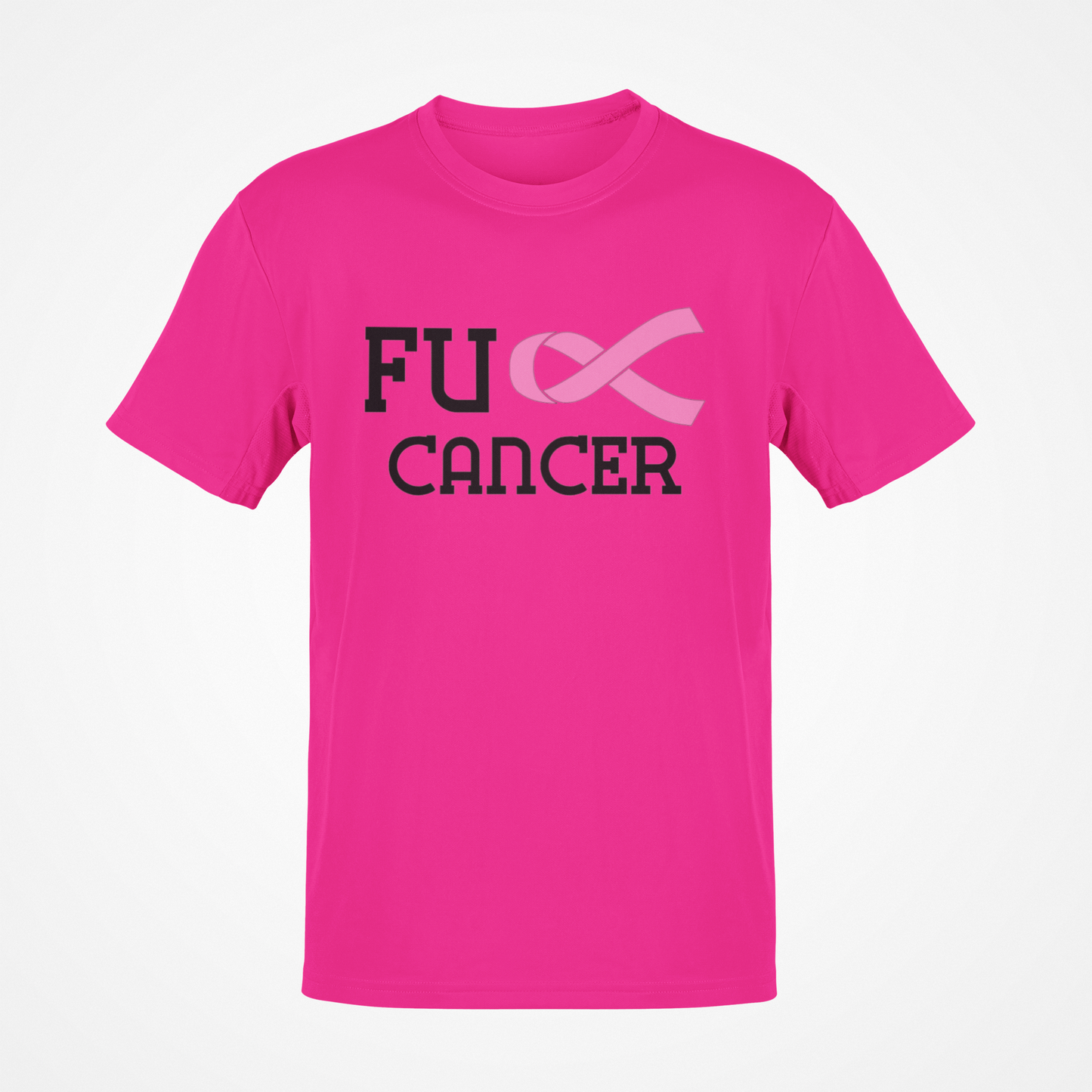 FU Breast Cancer (Black Text) T-Shirt
