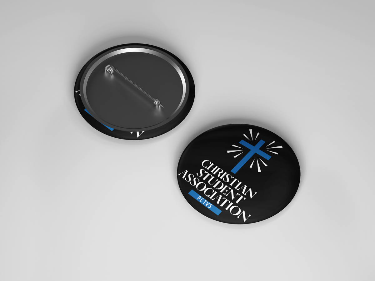 Christian Student Association Button Pin