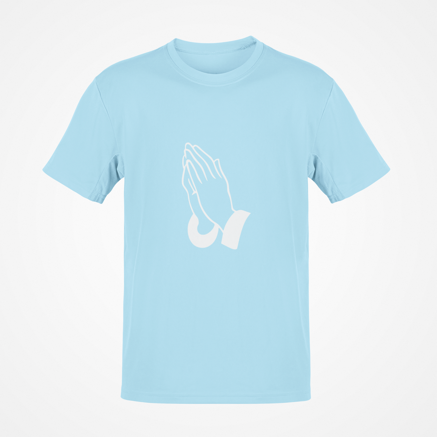 Camiseta Manos de Oración (Blanco)