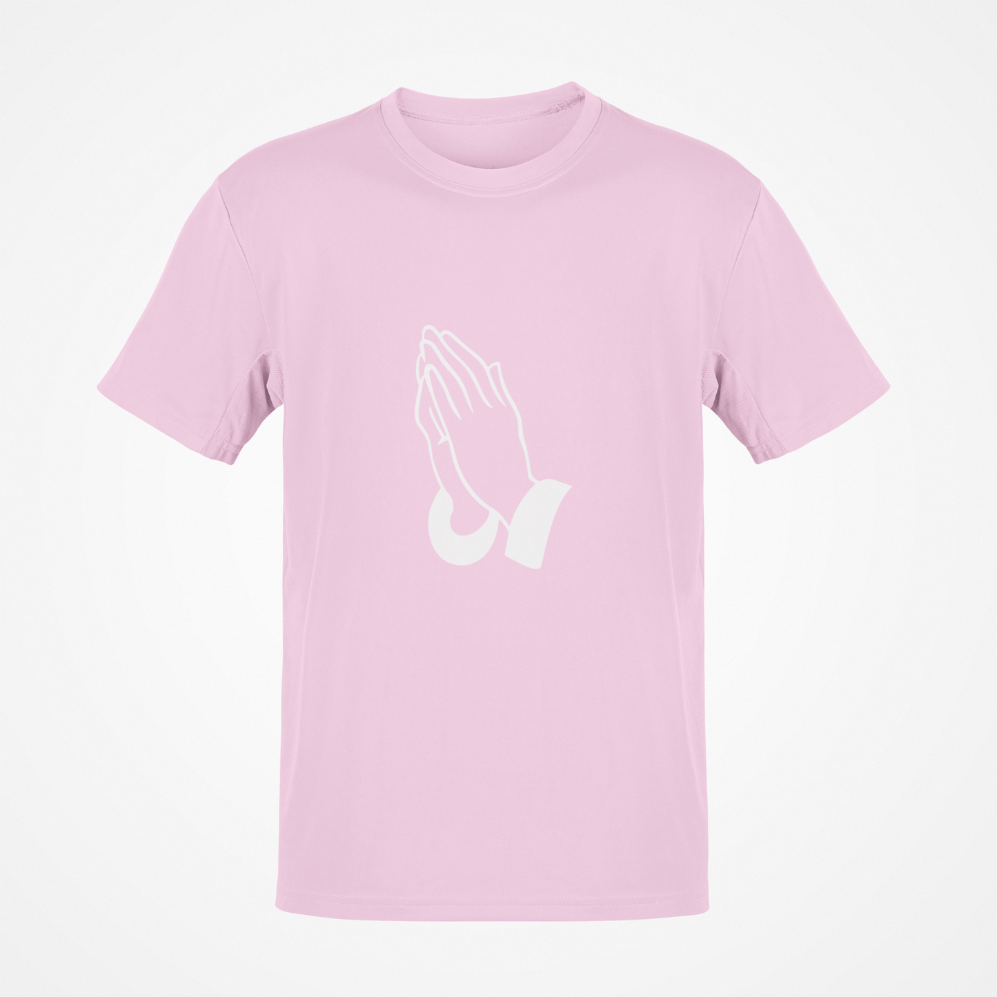 Camiseta Manos de Oración (Blanco)