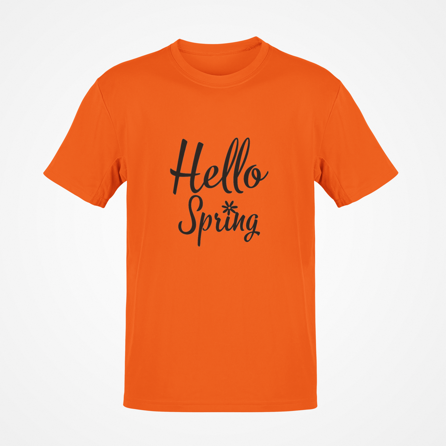 Camiseta Hello Spring (texto negro)