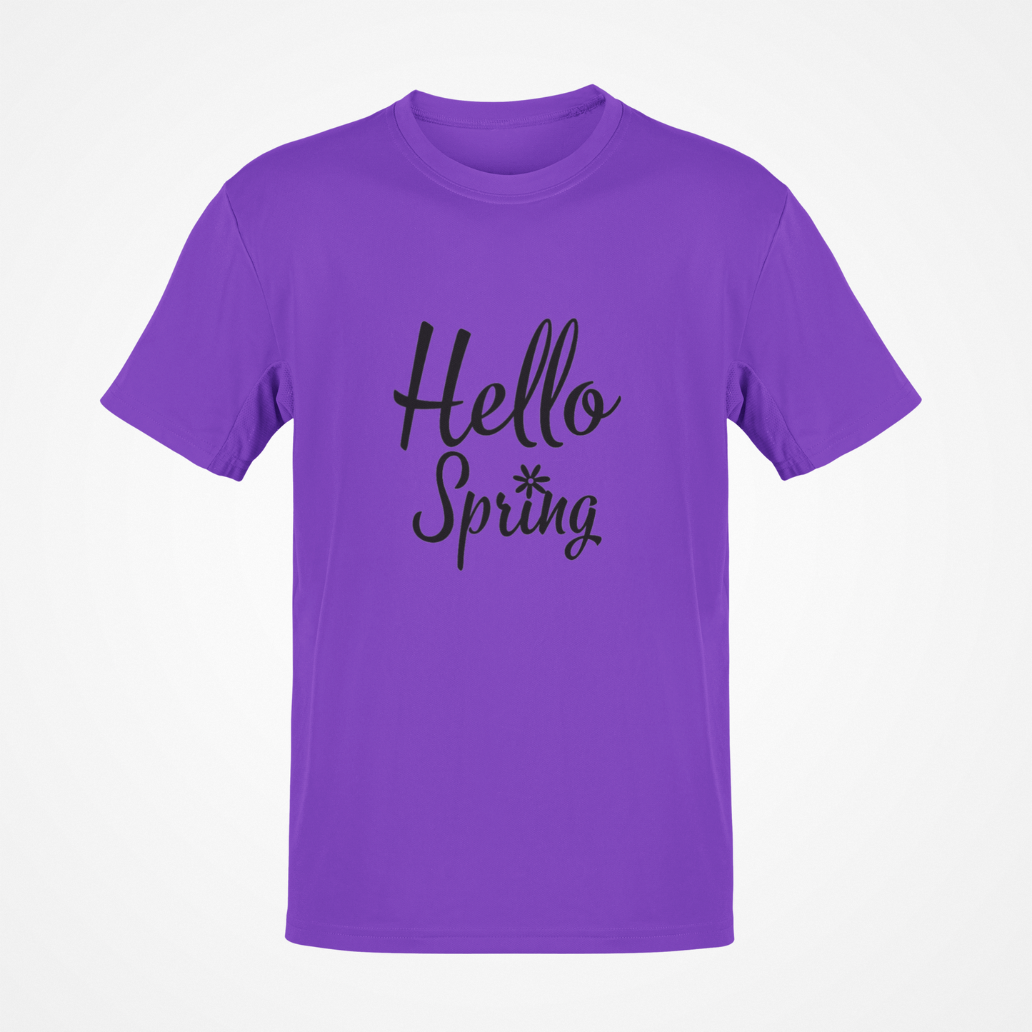 Camiseta Hello Spring (texto negro)