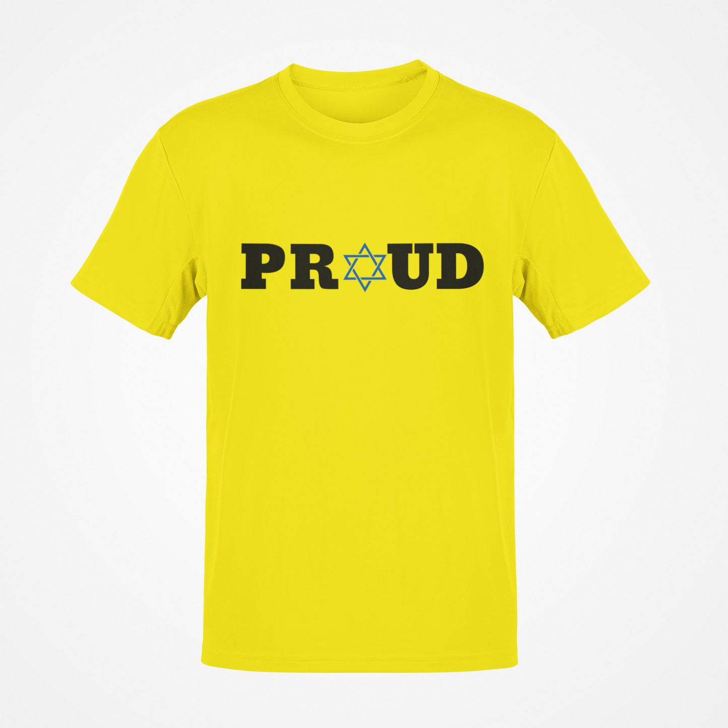 Proud Jewish (Black Text) T-Shirt