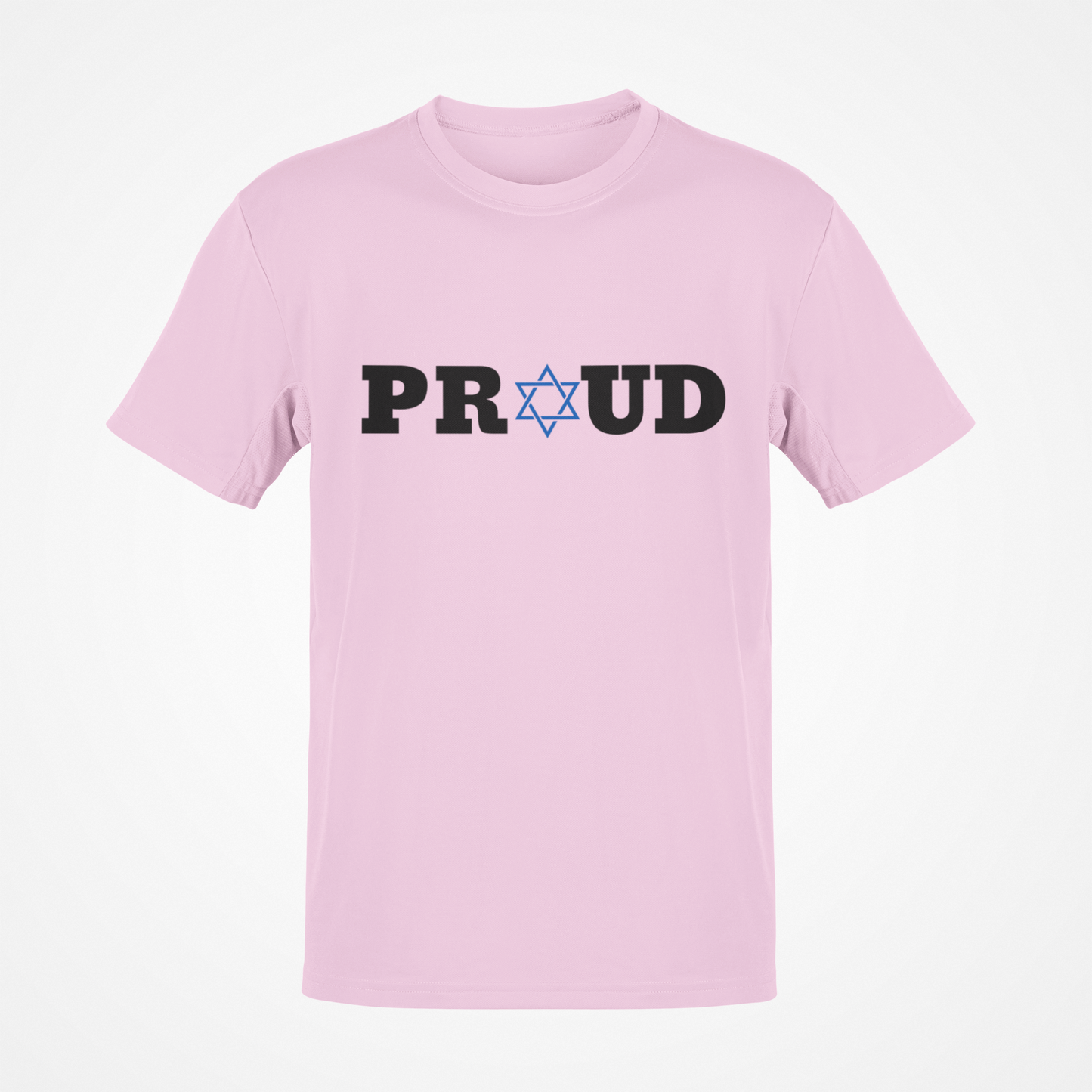 Proud Jewish (Black Text) T-Shirt