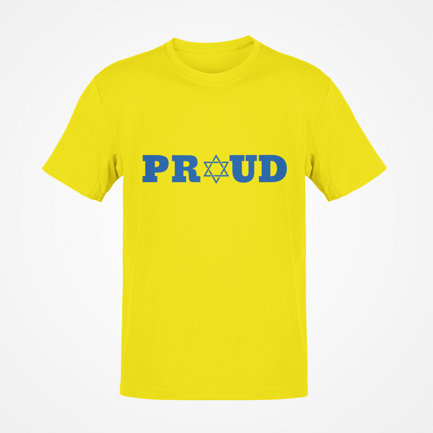 Proud Jewish (Blue Text) T-Shirt