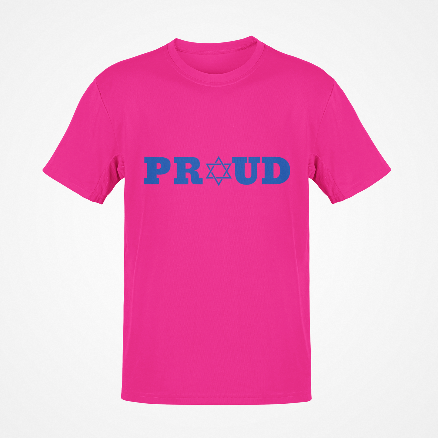 Proud Jewish (Blue Text) T-Shirt