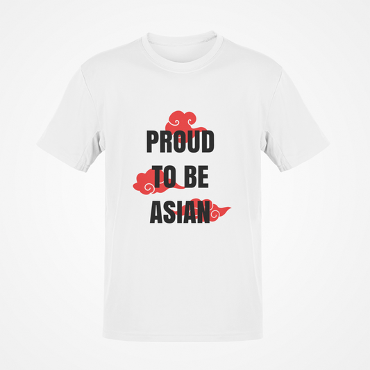 Proud To Be Asian (Cloud Black Text) T-Shirt