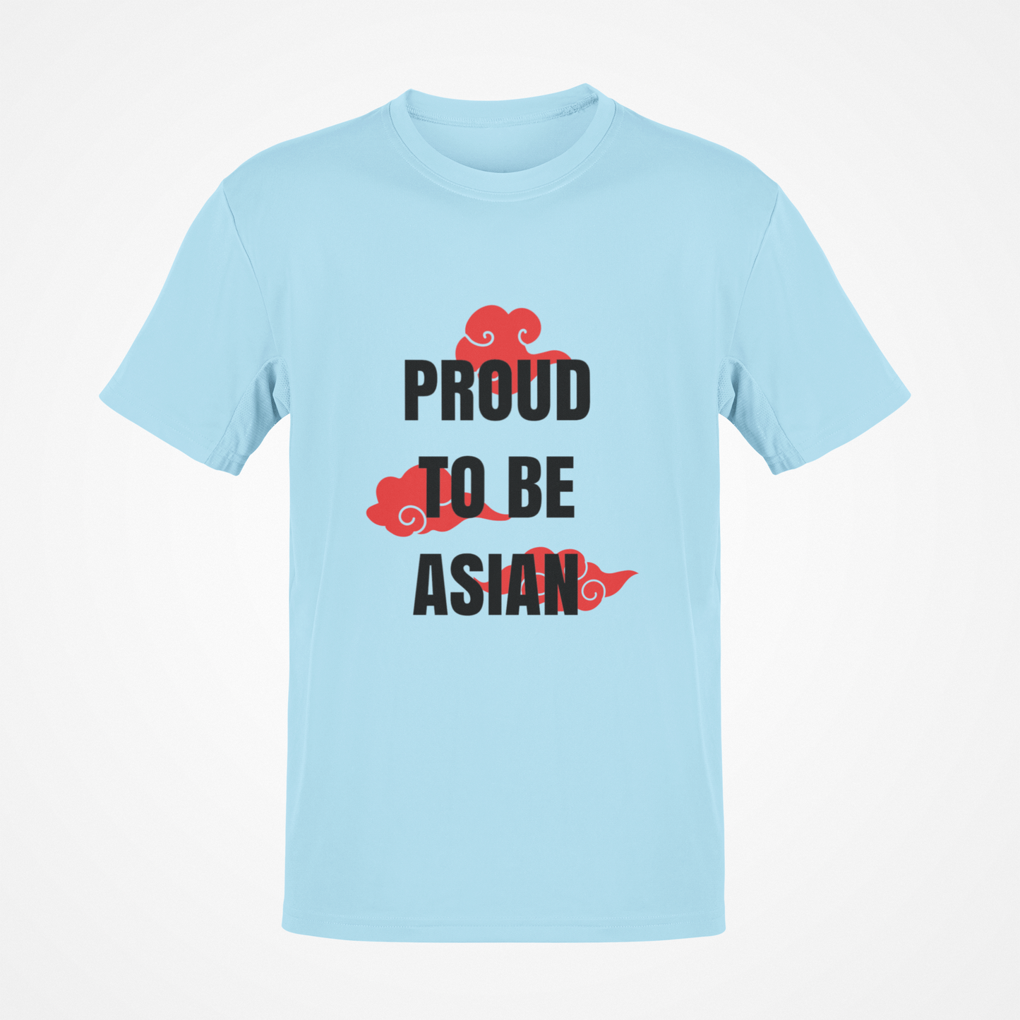 Proud To Be Asian (Cloud Black Text) T-Shirt