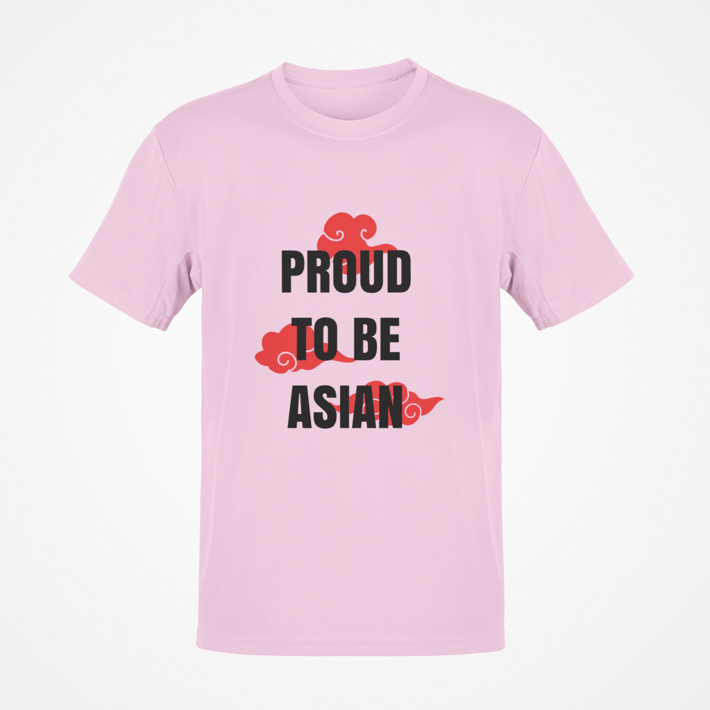 Proud To Be Asian (Cloud Black Text) T-Shirt