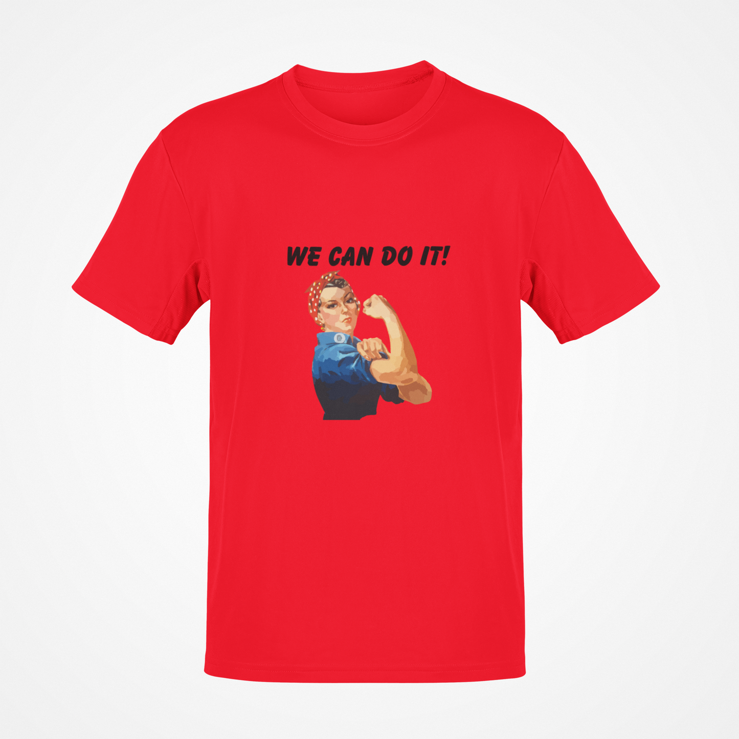 We Can Do It! (Black Text) T-Shirt