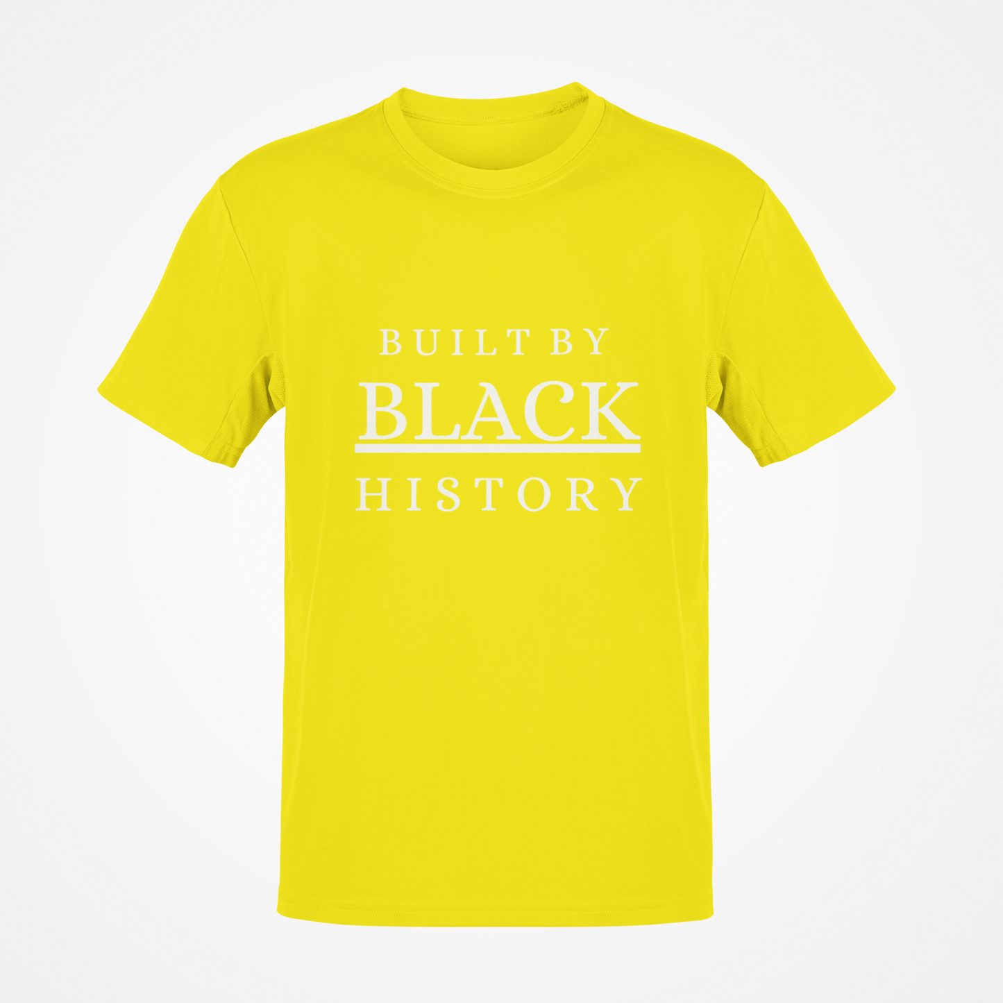 Built By Black History (White Text) T-Shirt