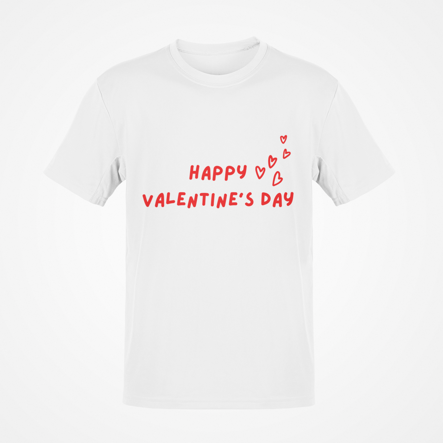 Happy Valentine's Day (Red Hearts) T-Shirt