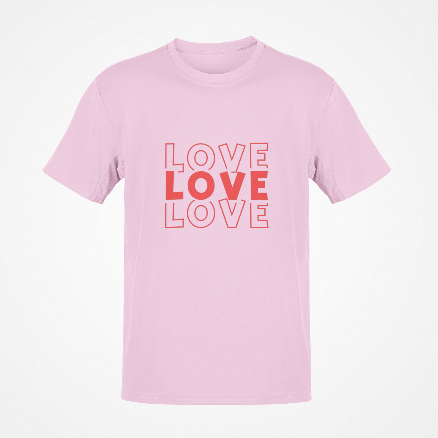 Camiseta Amor (texto rojo)