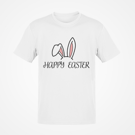 Camiseta Happy Easter (texto negro)