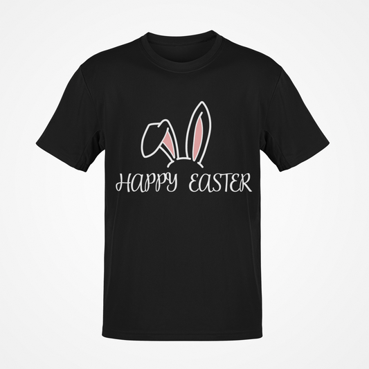 Camiseta Happy Easter (texto blanco)