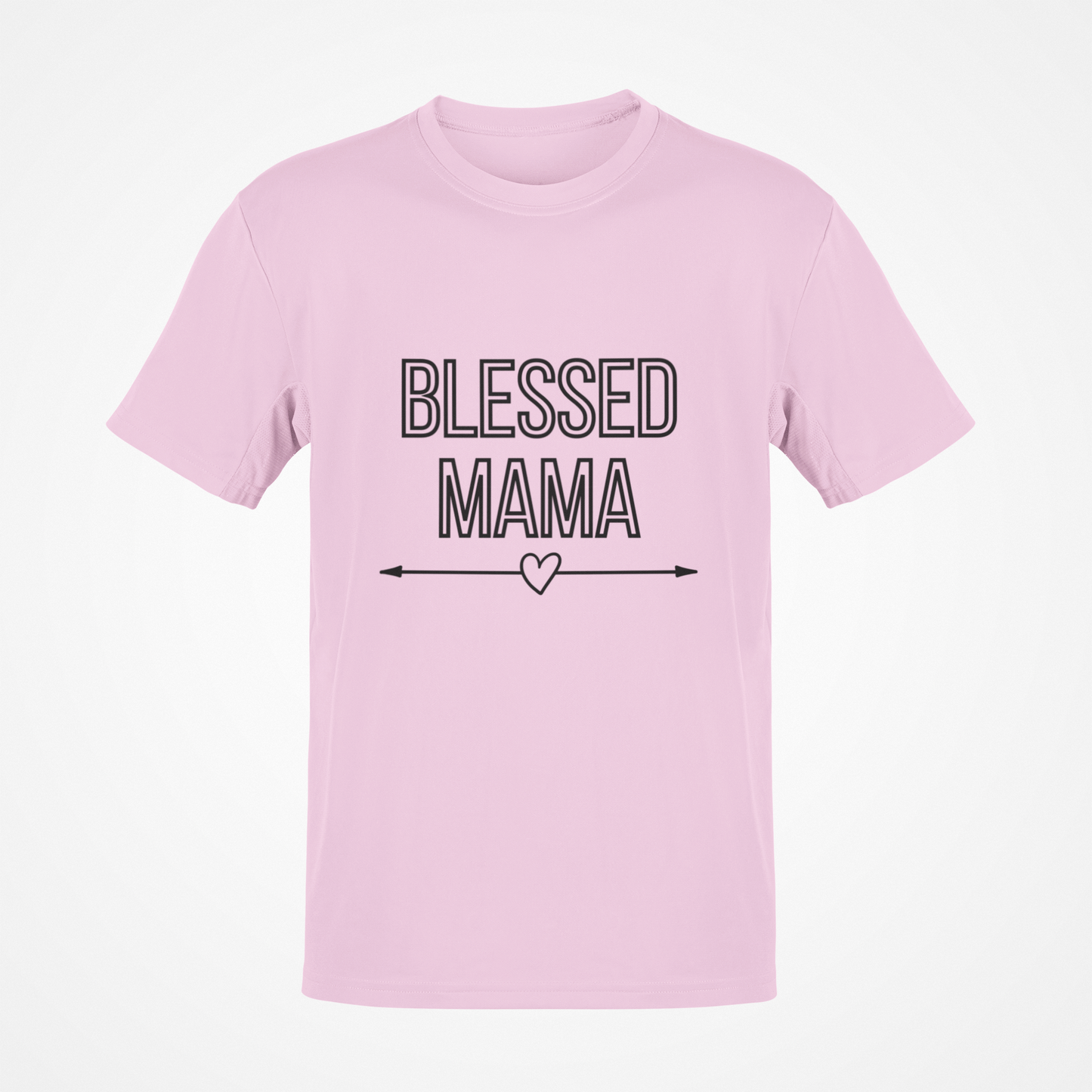 Blessed Mama (Black Text) T-Shirt
