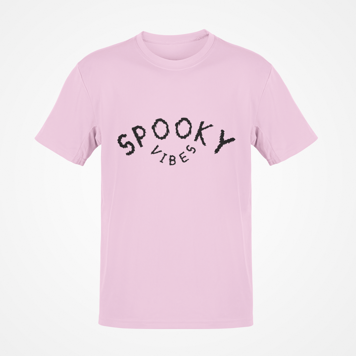 Camiseta Spooky Vibes (texto negro)
