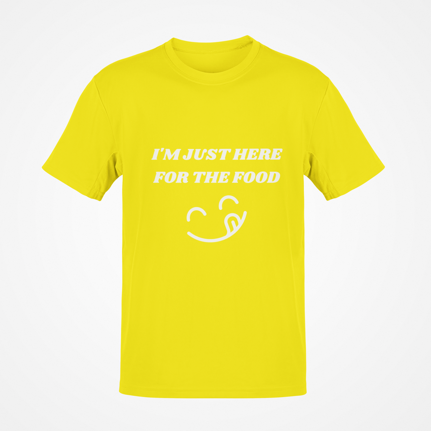 I'm Just Here For The Food (White Text) T-Shirt
