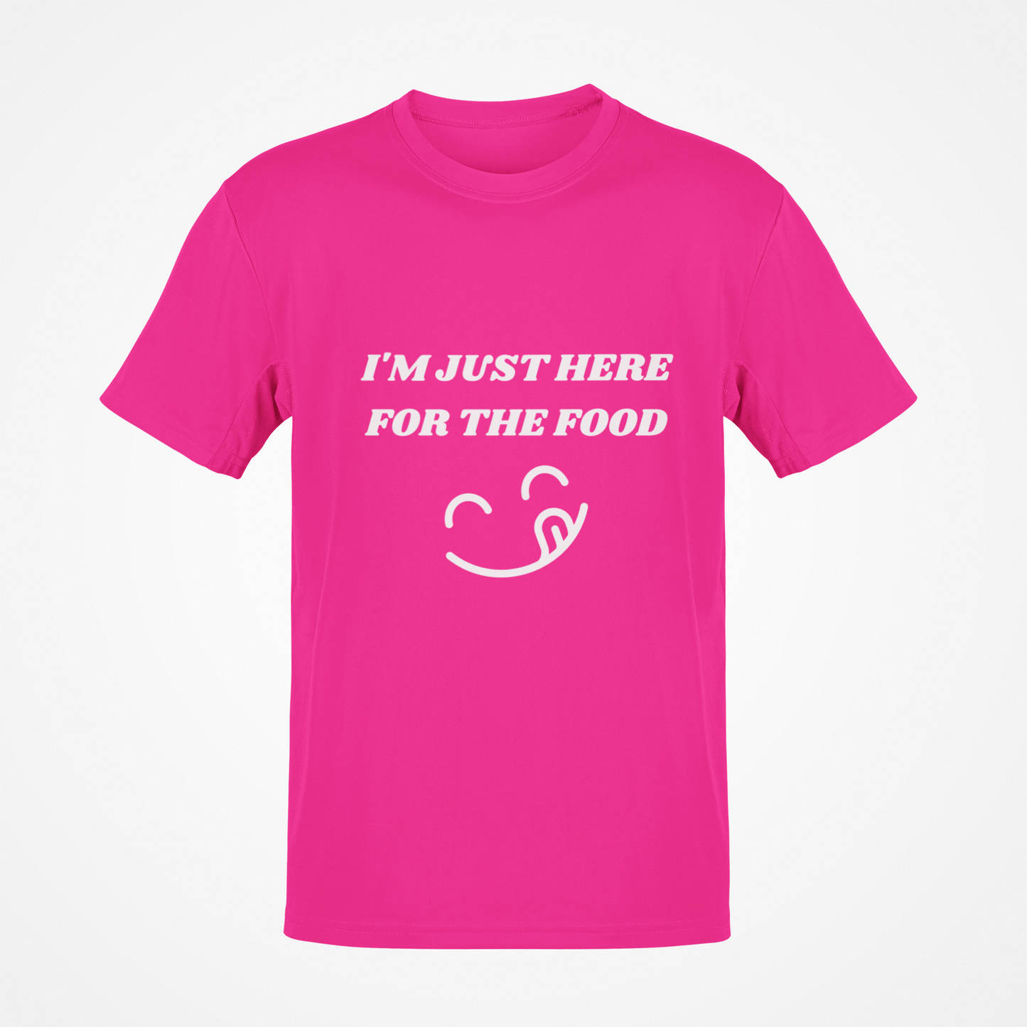 I'm Just Here For The Food (White Text) T-Shirt