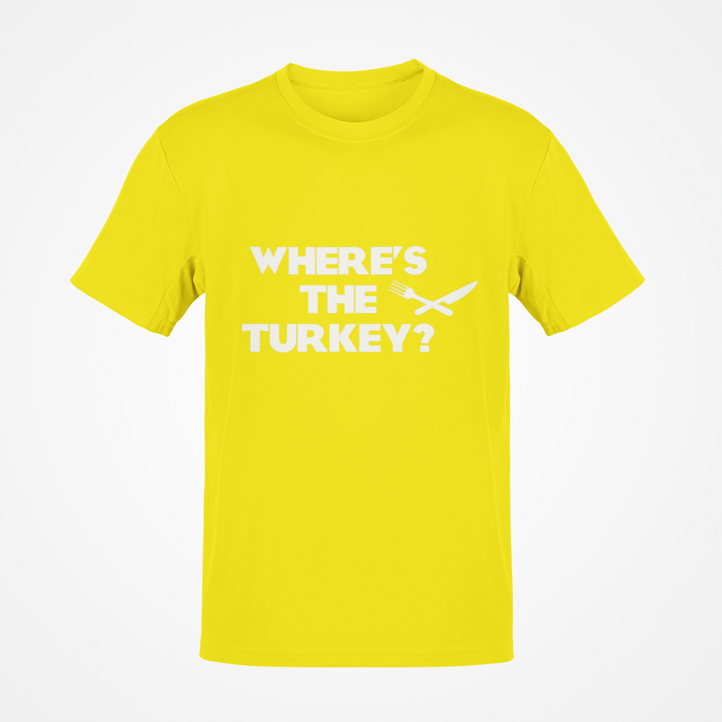 Camiseta Dónde está el pavo (texto blanco)