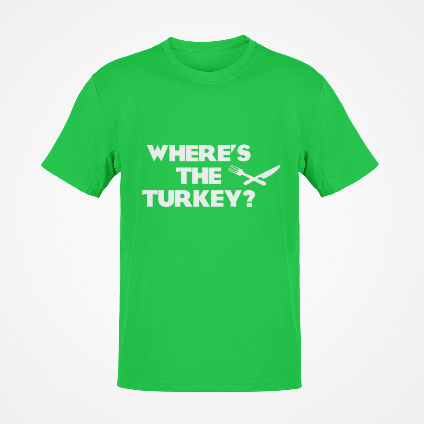 Camiseta Dónde está el pavo (texto blanco)