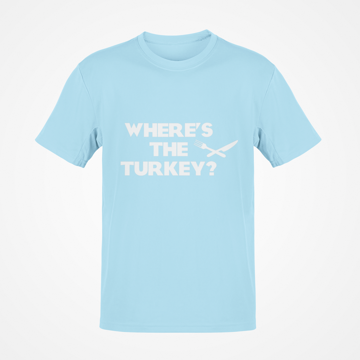 Camiseta Dónde está el pavo (texto blanco)