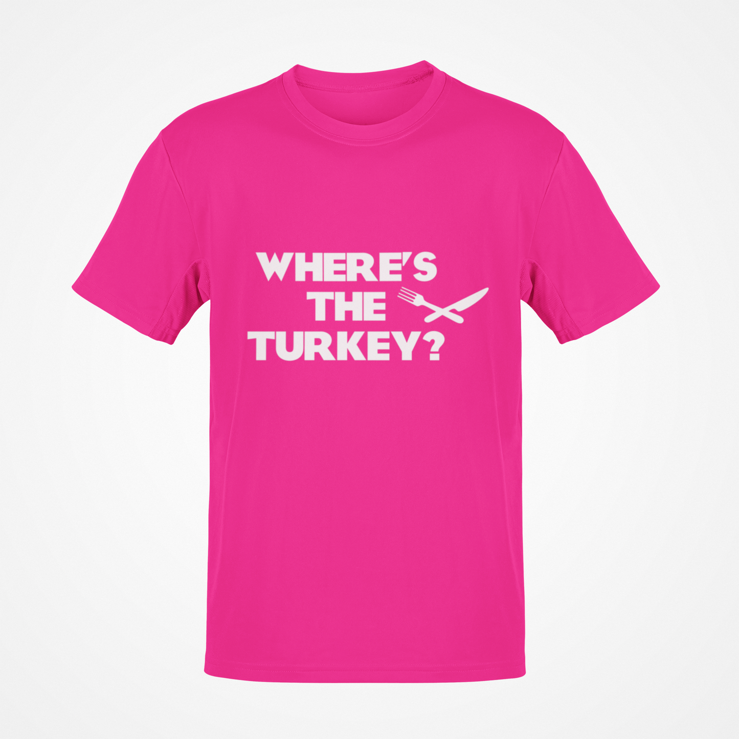 Camiseta Dónde está el pavo (texto blanco)