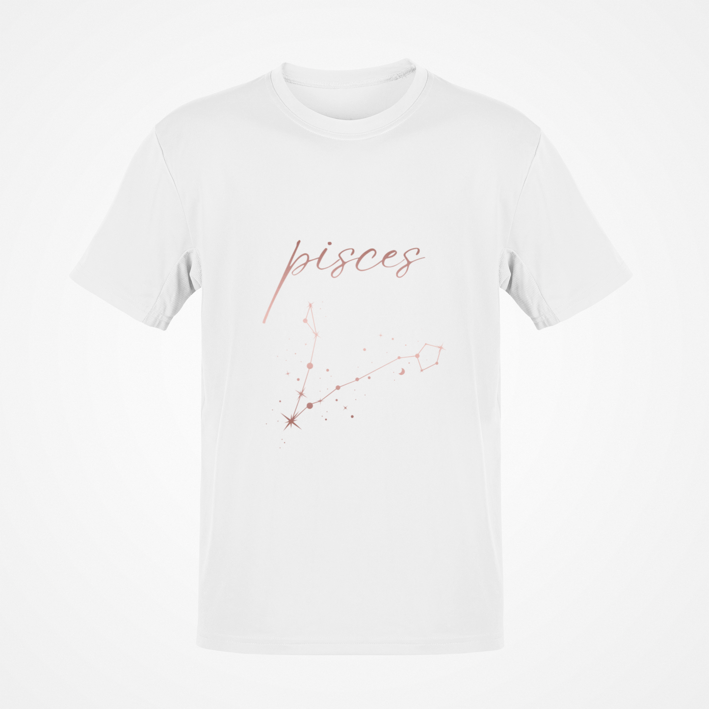 Pisces Zodiac Sign (Rose Gold) T-Shirt