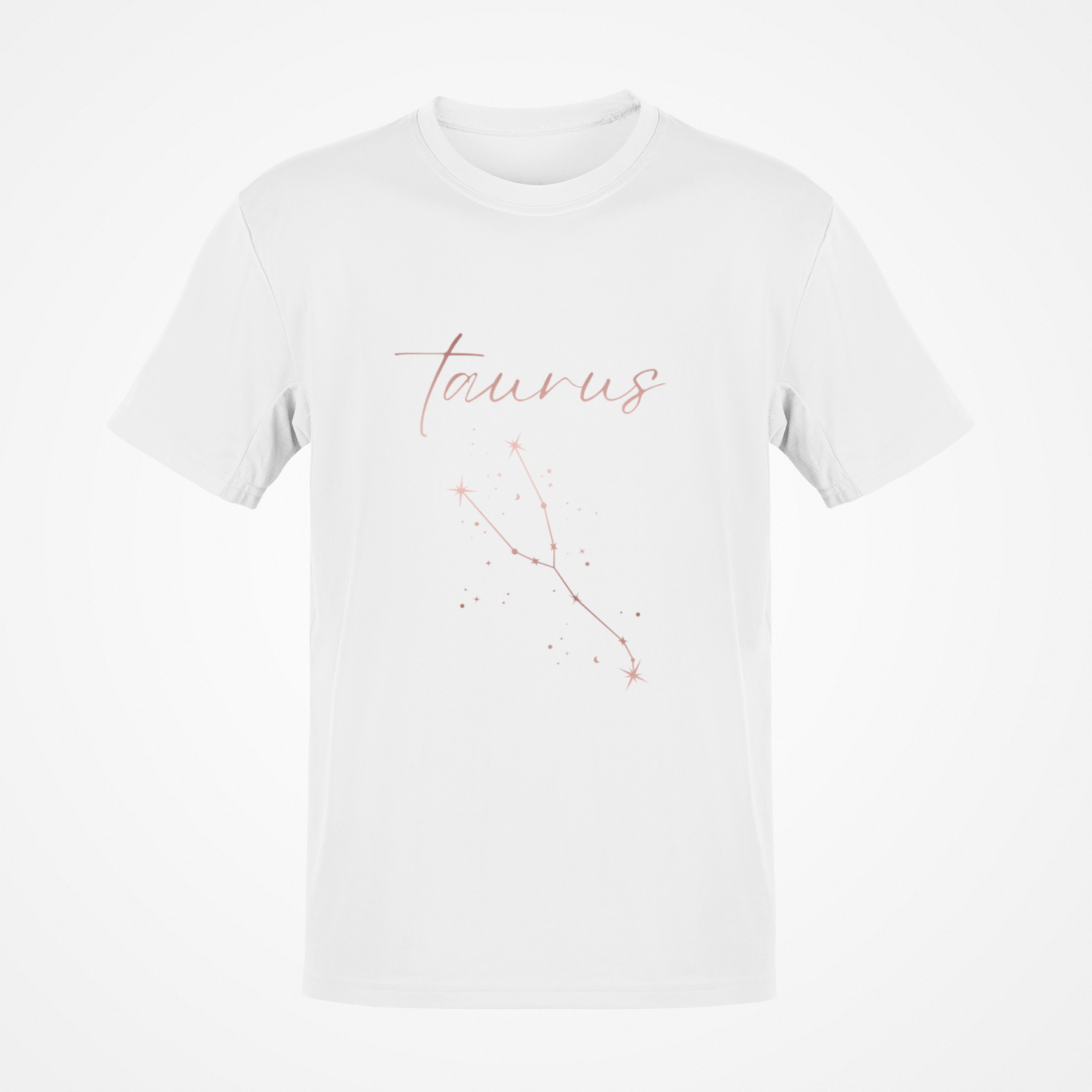 Taurus Zodiac Sign (Rose Gold) T-Shirt
