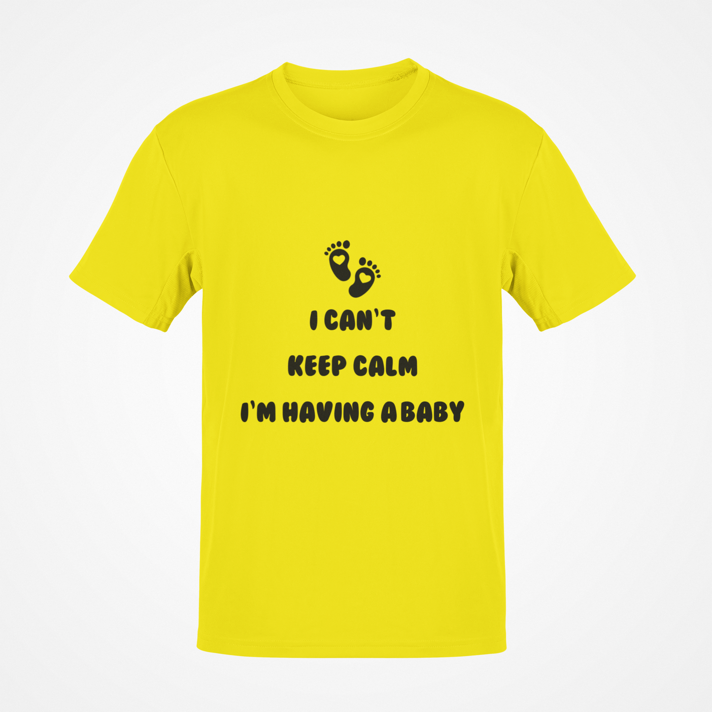 I Can't Keep Calm I'm Having A Baby (Black Text) T-Shirt