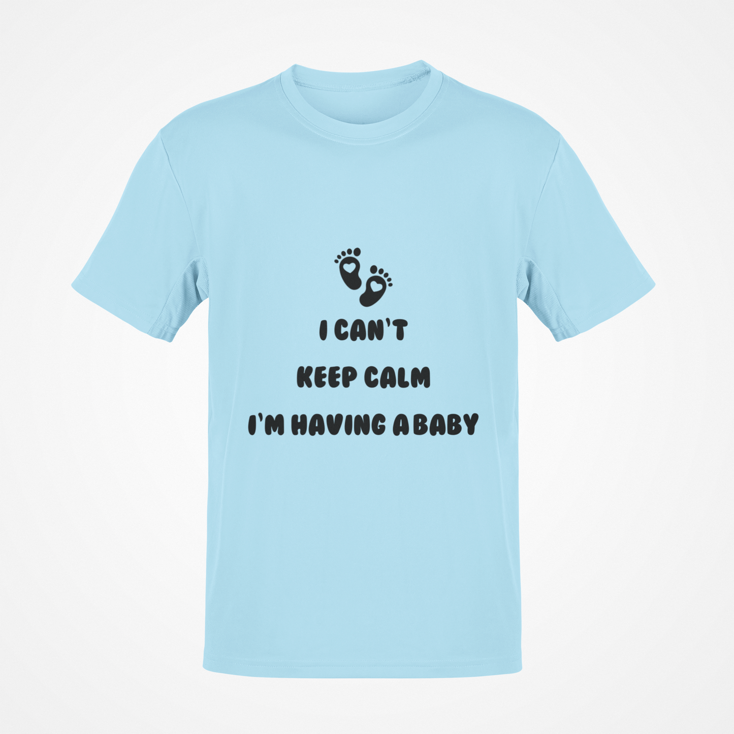 I Can't Keep Calm I'm Having A Baby (Black Text) T-Shirt
