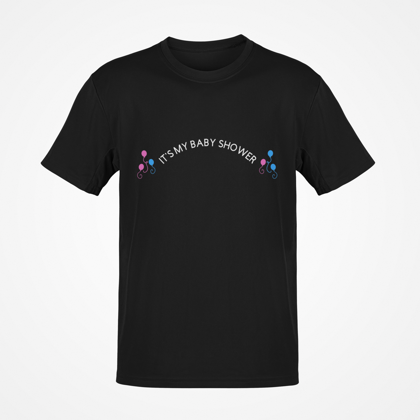 Camiseta It's My Baby Shower (texto en blanco)
