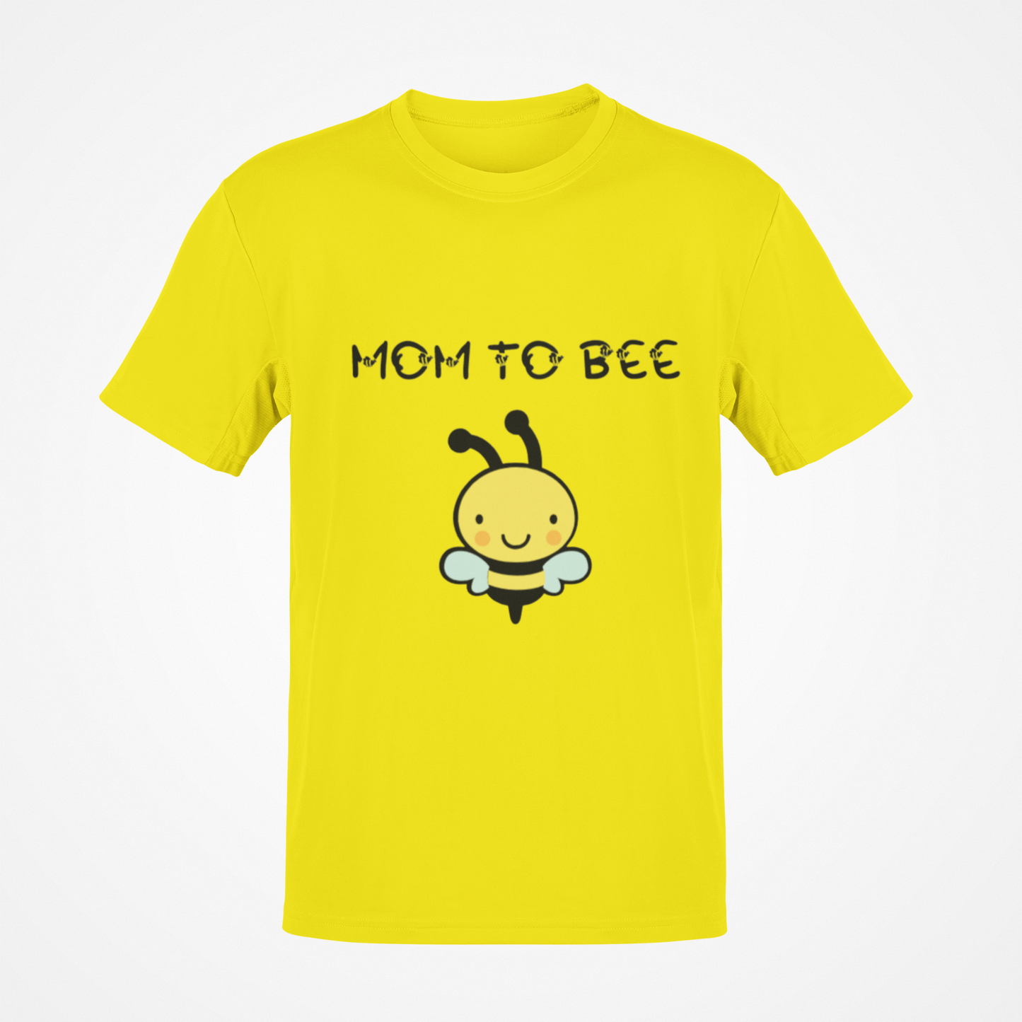 Mom To Bee (Black Text) T-Shirt