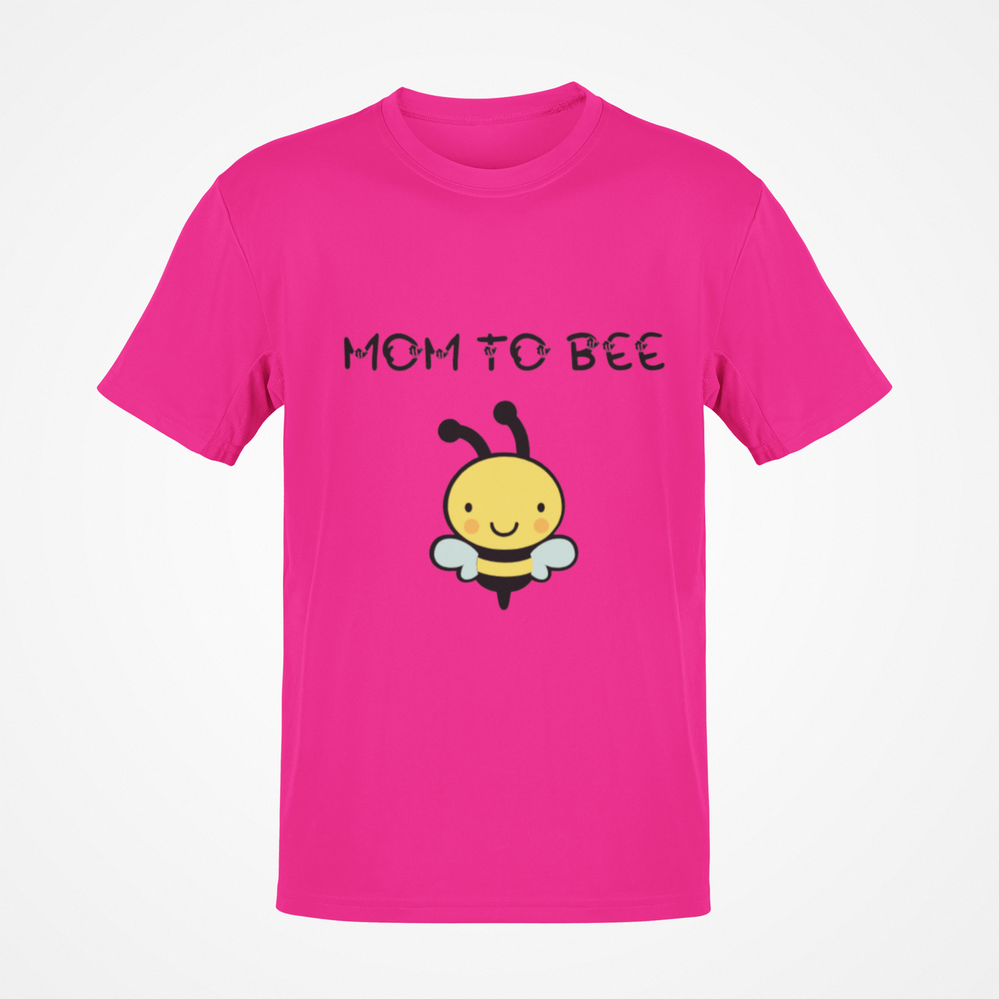 Mom To Bee (Black Text) T-Shirt
