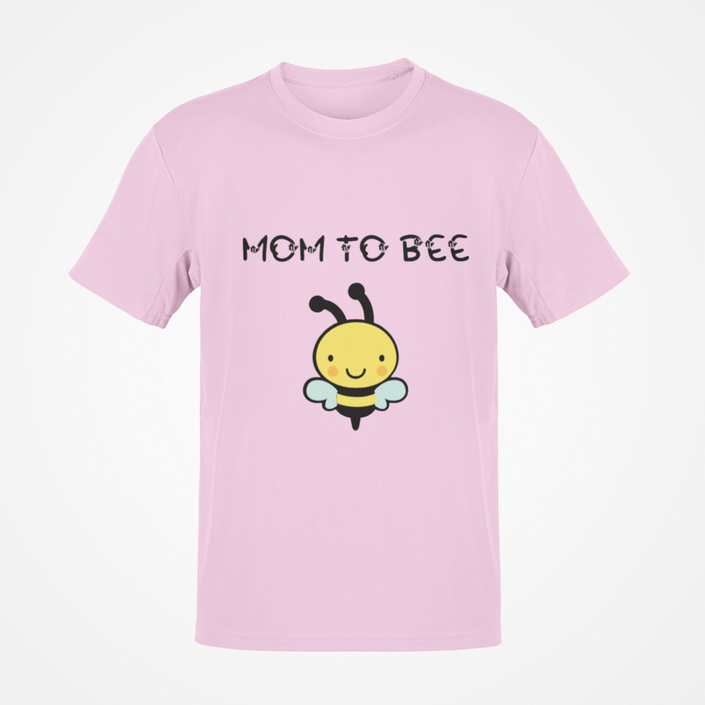 Mom To Bee (Black Text) T-Shirt