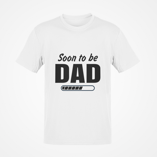 Soon To Be Dad (Black Text) T-Shirt