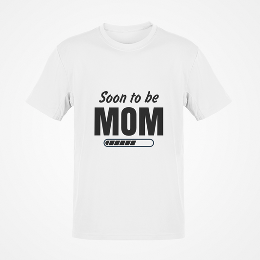 Soon To Be Mom (Black Text) T-Shirt