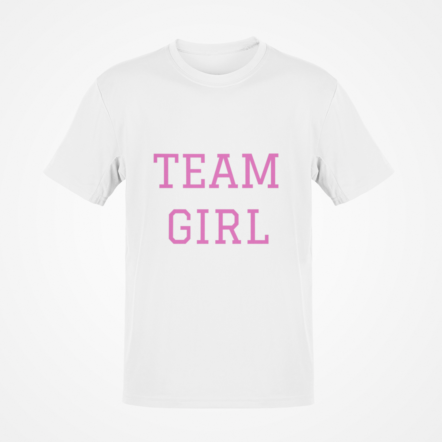 Camiseta Team Girl (texto rosa)