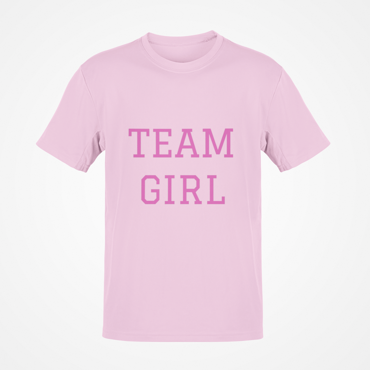 Camiseta Team Girl (texto rosa)