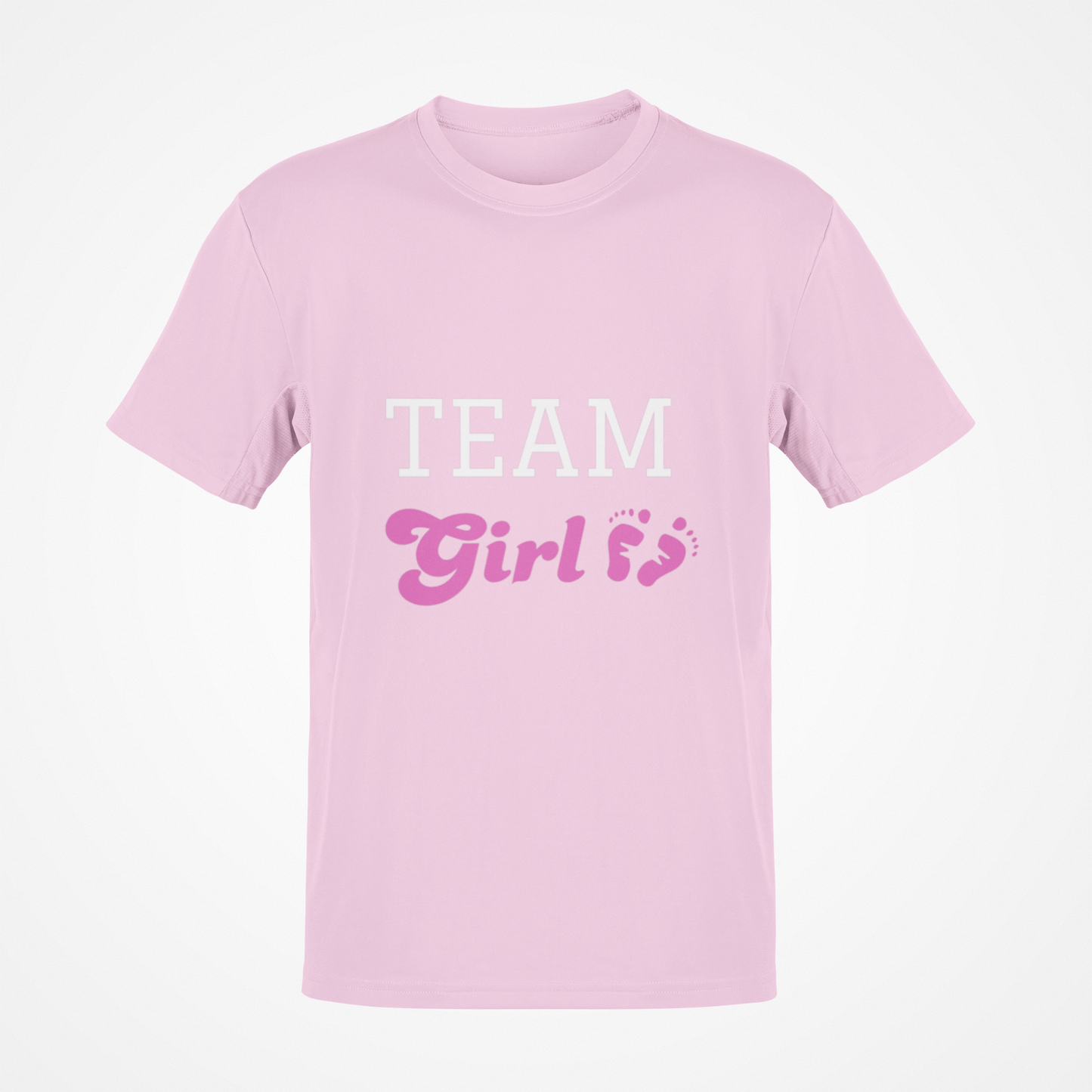 Team Girl (Pink Text) T-Shirt