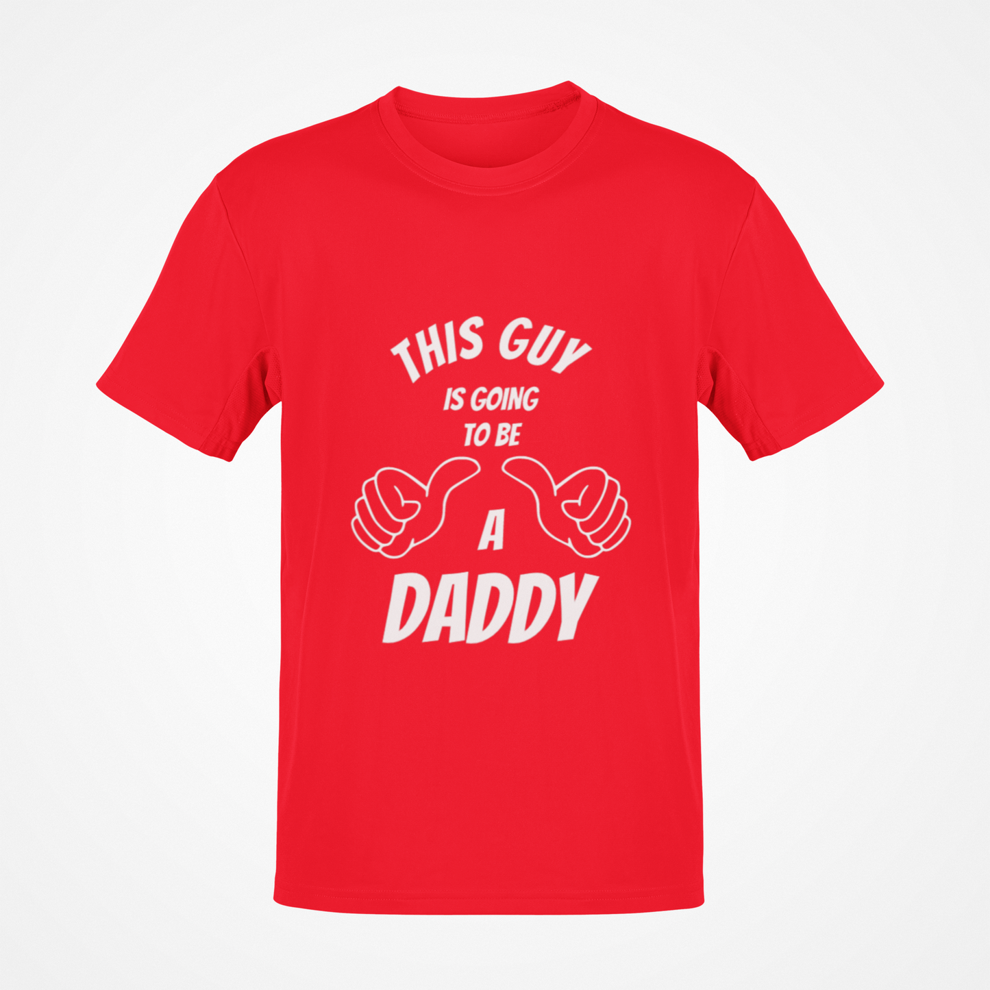 This Guy Is Going To Be A Daddy (White Text) T-Shirt